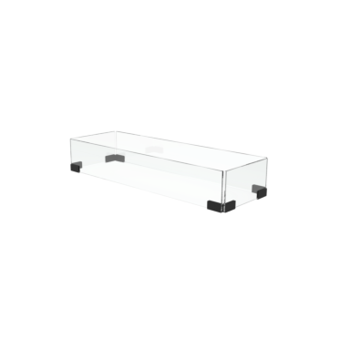 L50 Fire Screen (L1080) Fireplace Screen - Studio Image by EcoSmart Fire