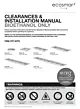 Clearances & Installation Manual - Ethanol